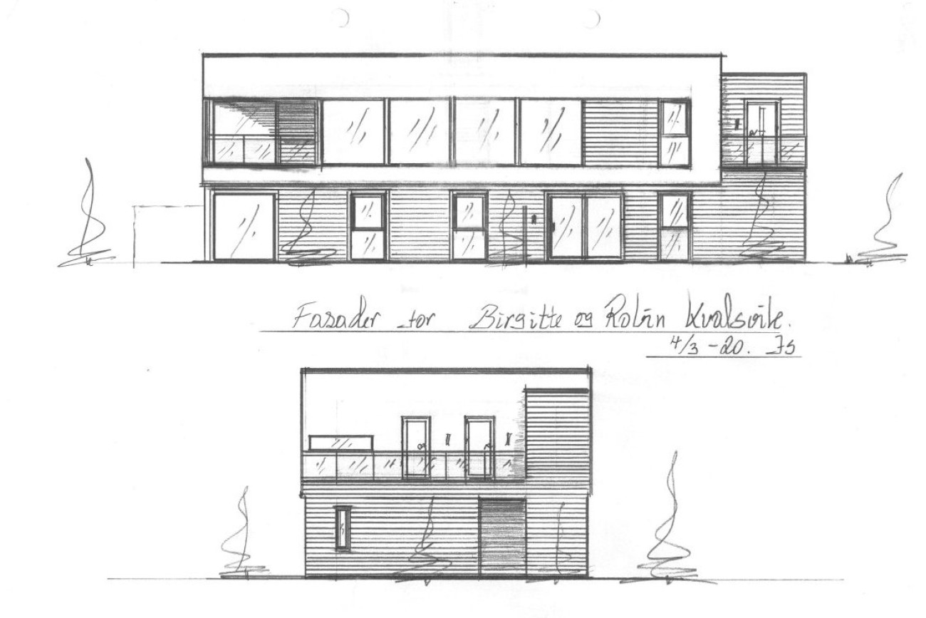 Johnny gjør det på gamle måten med tegnebrett og meget detaljerte tegninger.  